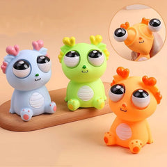 Squeeze Eye Dragon Dinosaur Toy | Funny Stress Relief Animal Toy detail view