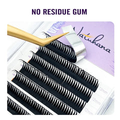 Wet Lashes Cosplay Eyelash Extensions | 0.07mm Mink Spikes Lashes alternate view