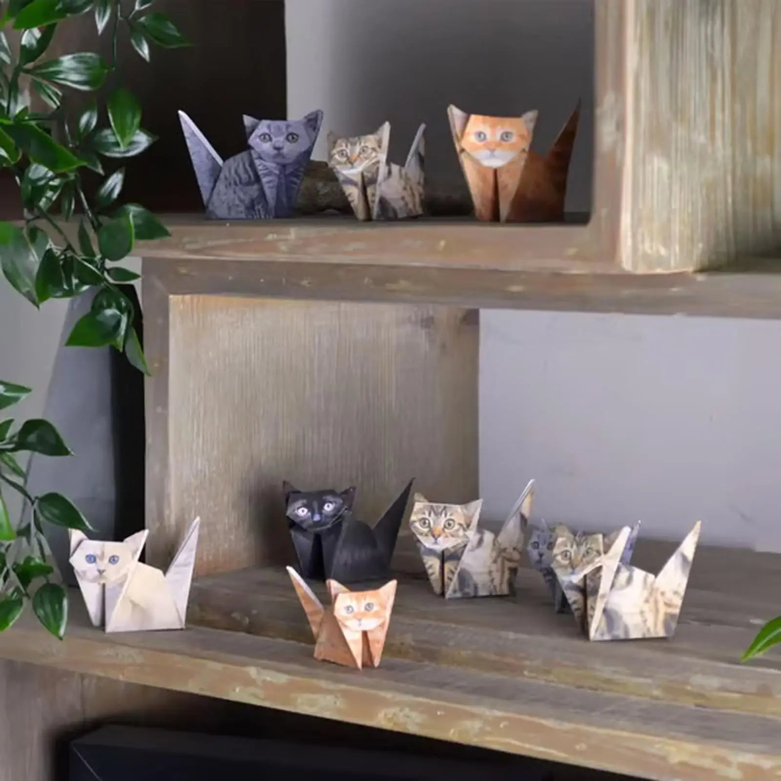DIY Origami Paper Set | 50 Sheets Animal Craft Kit lifestyle view
