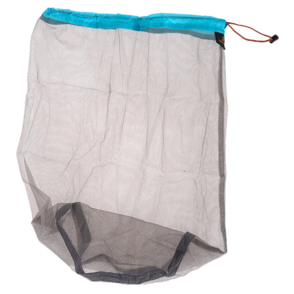 Ultralight Mesh Drawstring Stuff Sack | Camping & Travel Storage Bag close-up view