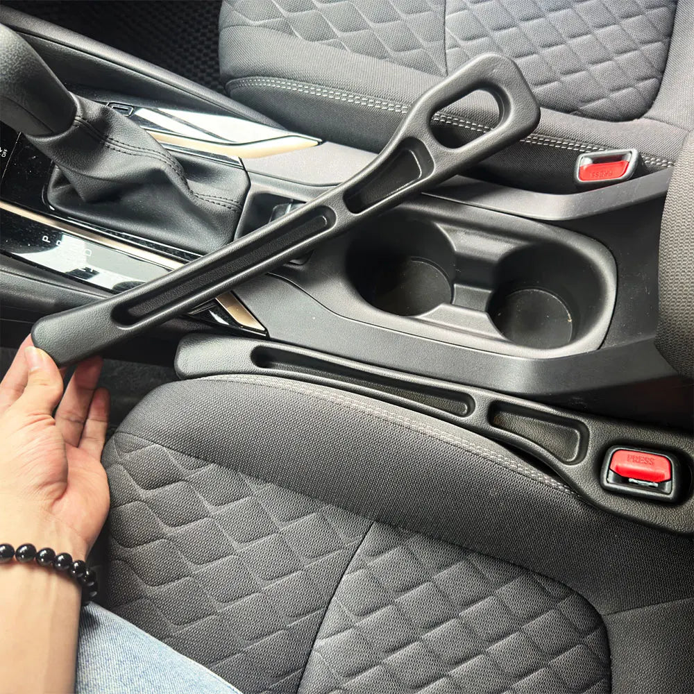 Car Seat Gap Filler 2 Pcs Dual Slot Storage Pad lifestyle view