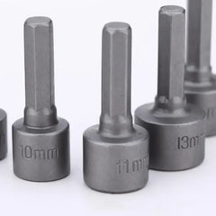 9-14 Piece Hex Socket Nut Driver Set | 5mm-13mm Screwdriver Bit Set alternate view