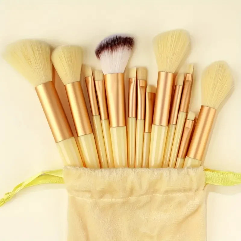 13-Piece Makeup Brush Set | Complete Eye Shadow, Concealer & Powder Brush Kit lifestyle view