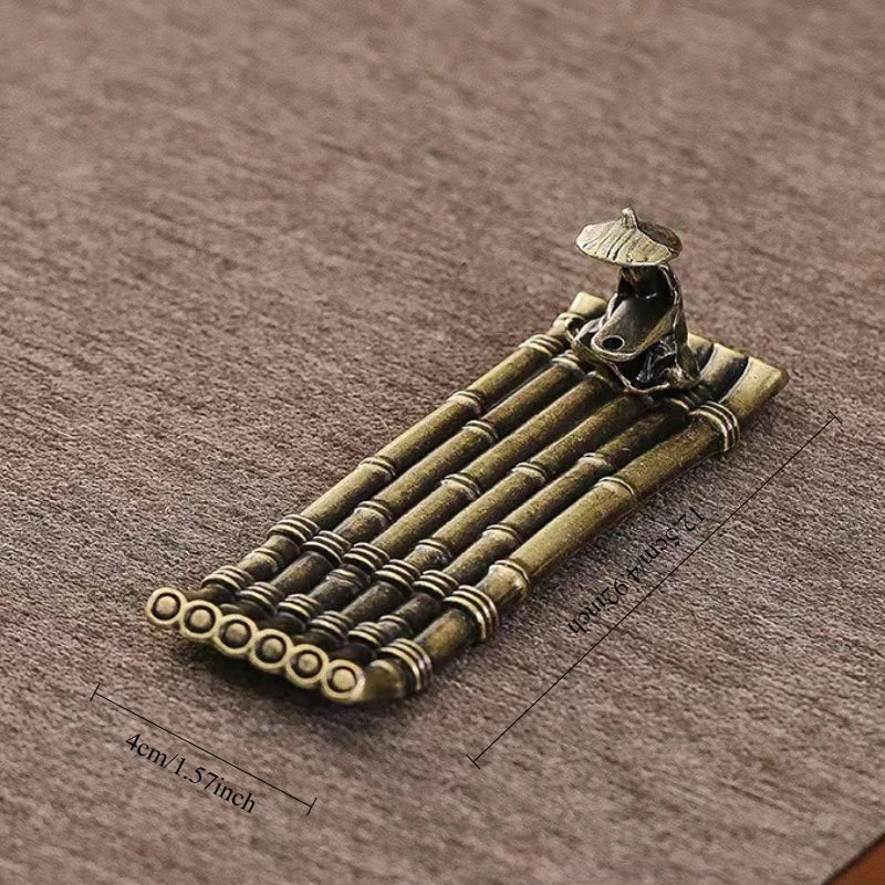 Creative Incense Holder Boat | Old Men Fishing Japanese Style Incense Stick Burner alternate view