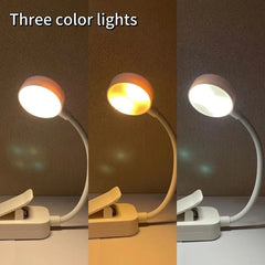 1pc USB Charging Adjustable Reading Light -3 Color Modes, Eye Protection LED, Portable B detail view