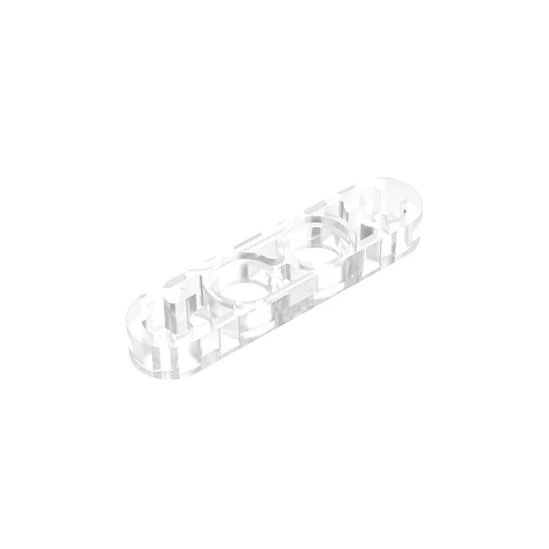 Gobricks GDS-690 Technical Liftarm Thin 1 x 4 with Axle Holes | Compatible Building Bl close-up view