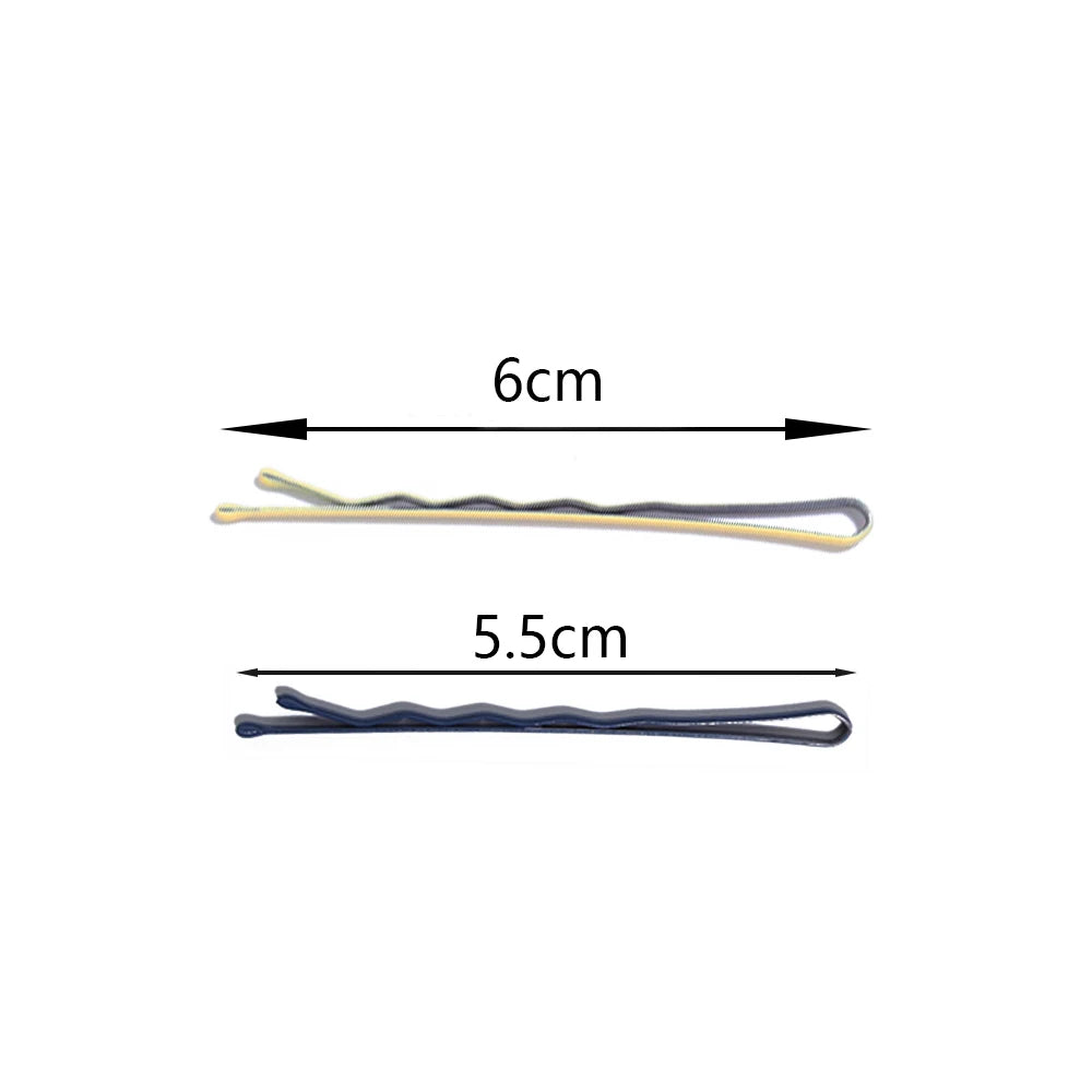 20pcs/lot Colorful Hairpins Metal U-Shaped Hair Clips 6cm Wave Bobby Pins Hairgrip Fo alternate view