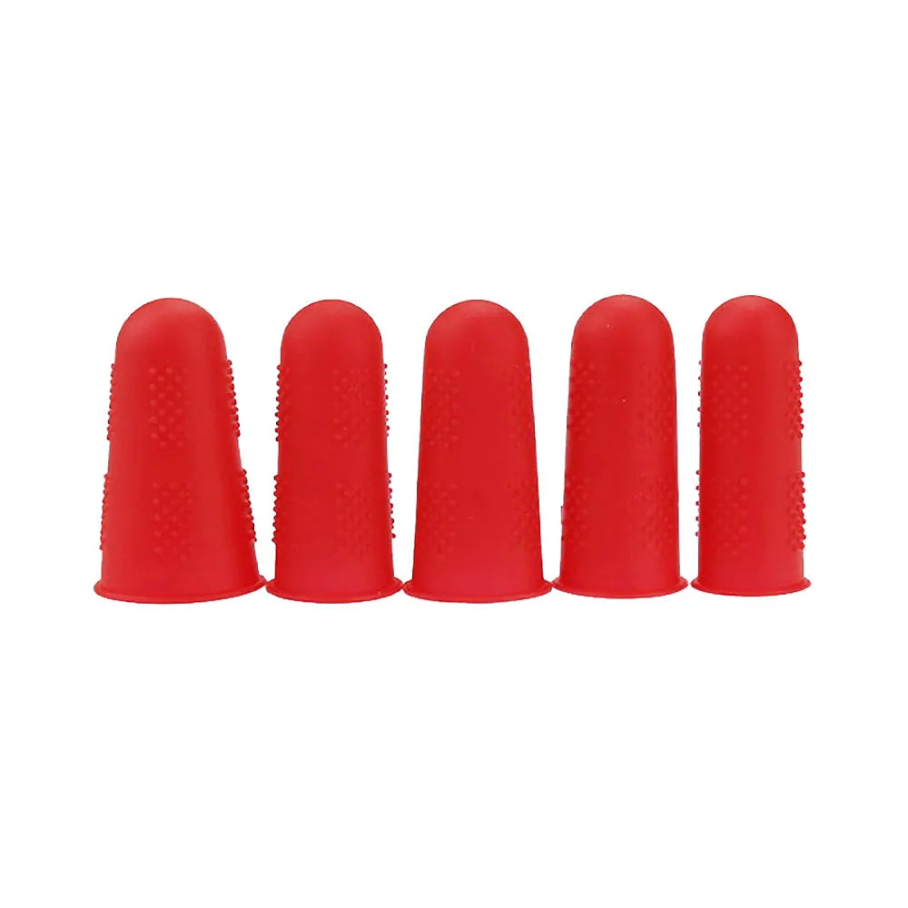 Silicone world 1 Set Silicone Finger Protector With Blade Fruits Vegetable Thumb Knife close-up view