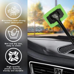 Car Windshield Cleaning Brush Kit with Microfiber Bonnet alternate view