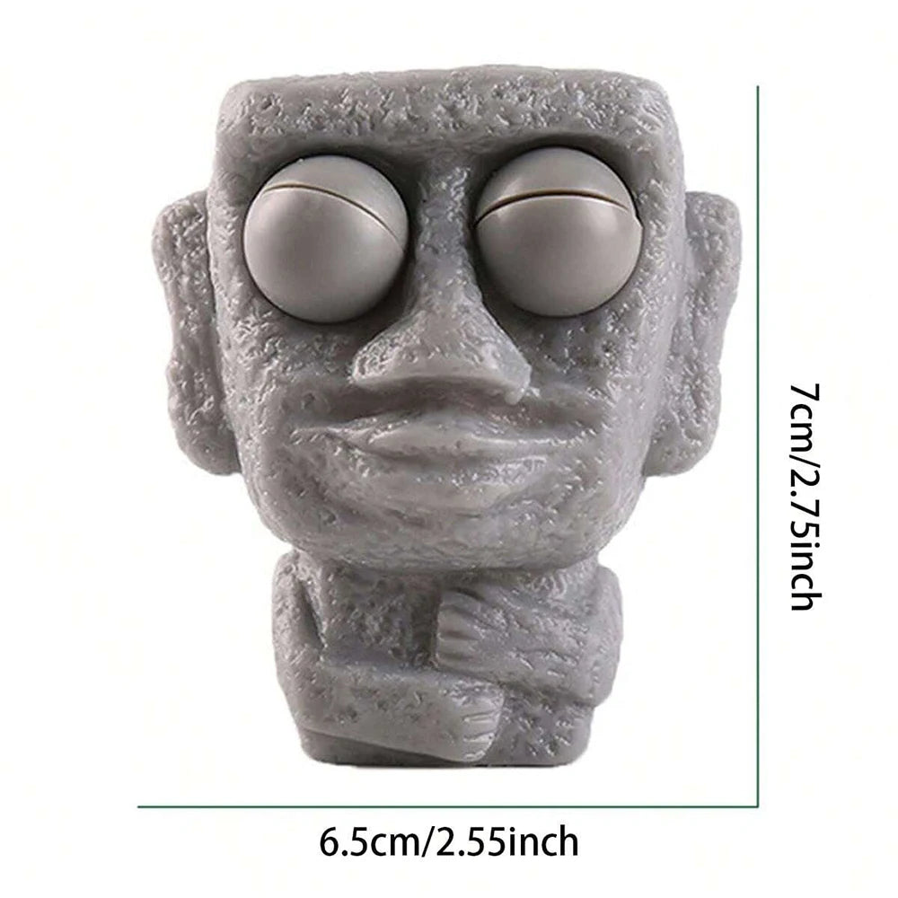 New Funny Easter Squeezing Blowout Rock Man Fidget Toy Vent Sloth Hide Seek Stress Re lifestyle view