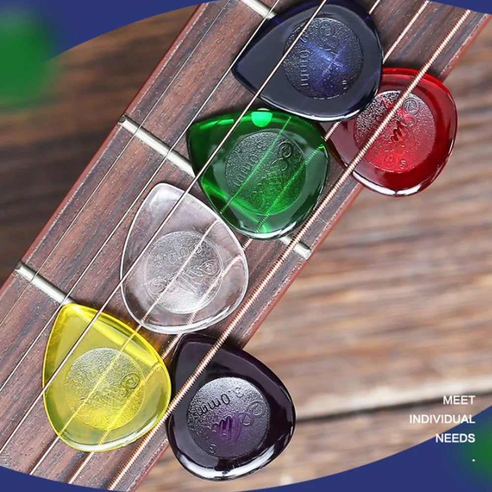 6Pcs Alice Stubby Guitar Picks ABS Plectrums Large Stubbies Big Thickness 1mm 2mm 3mm alternate view