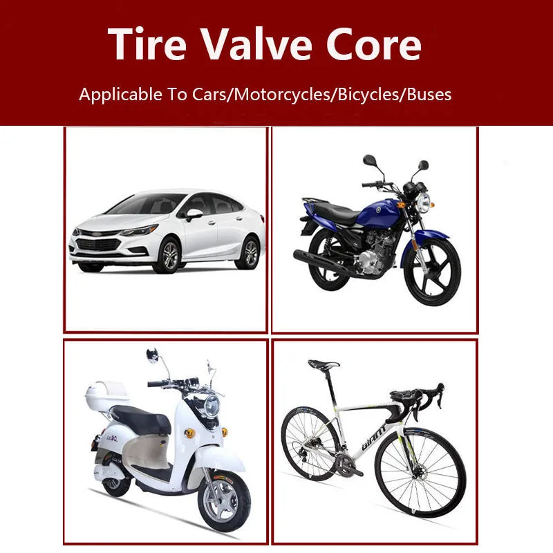 Copper Valve Core Car Motorcycle Bike Tire Valve Core American/US Vacuum Tyre Valve Stem detail view