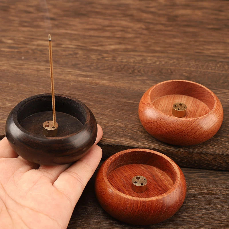 Wooden Incense Holder Ash Catcher | Bowl Shape Incense Burner
