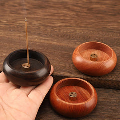 Wooden Incense Holder Ash Catcher | Bowl Shape Incense Burner
