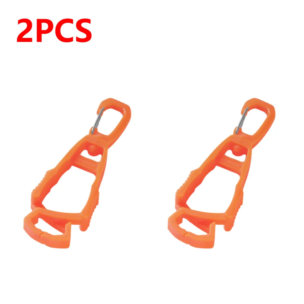 1-10pcs Glove Clips For Work Glove Holders Glove Belt Clip With Hook Portable Work additional angle