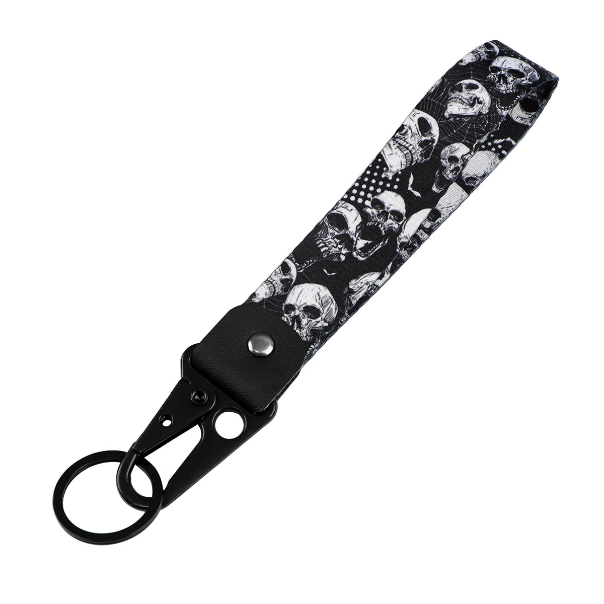 Skeleton Car Keychain | Scary Key Ring Jewelry for Men Women Motorcycle Lanyard Hallo lifestyle view