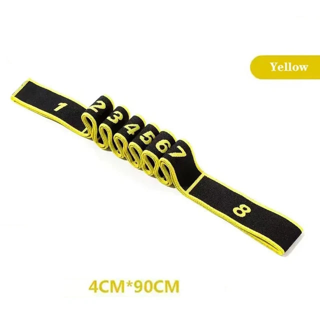 4*90cm Yoga Elastic Stretch Belt | Fitness Resistance Band for Pilates, Dance & Stren lifestyle view