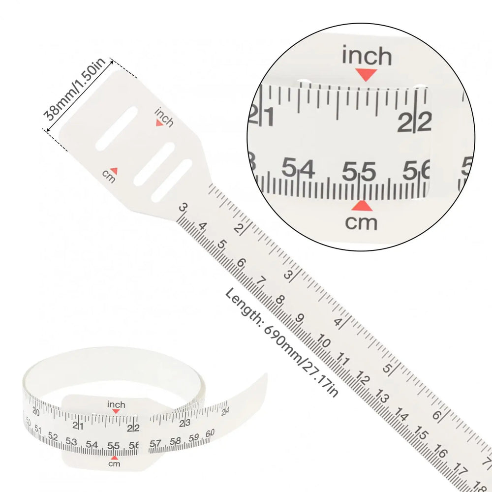 Baby Head Circumference Measuring Tape | Soft Plastic Ruler for Infant Growth Trackin alternate view