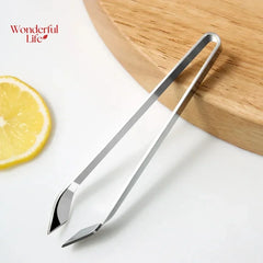 1Pcs Stainless Steel Fish Bone Tweezers Pincer Clip Puller Remover Tongs Fish Bone Plu close-up view