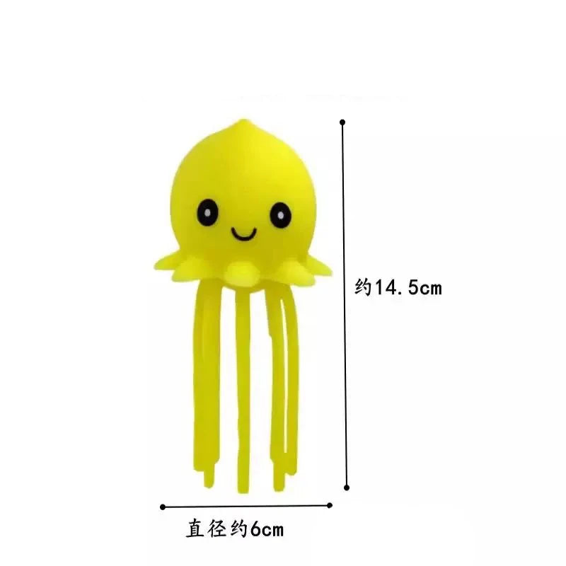 Novelty Squeeze Toy for Stress Relief, Crab, Duck, Whale and Octopus Designs Realistic B detail view