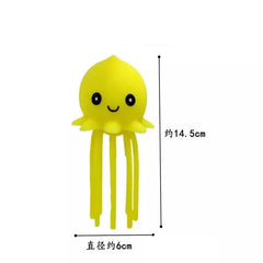Novelty Squeeze Toy for Stress Relief, Crab, Duck, Whale and Octopus Designs Realistic B detail view