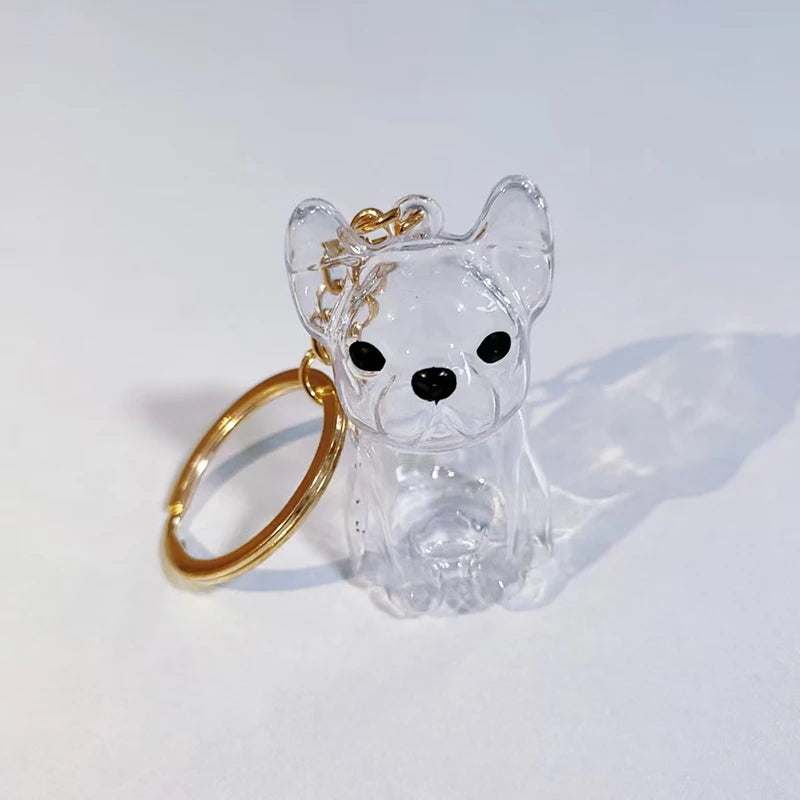 NEW Clear Puppy Hair Memorial Keepsake Capsule Pet's Dog Fur Container DIY Pendant Keych detail view