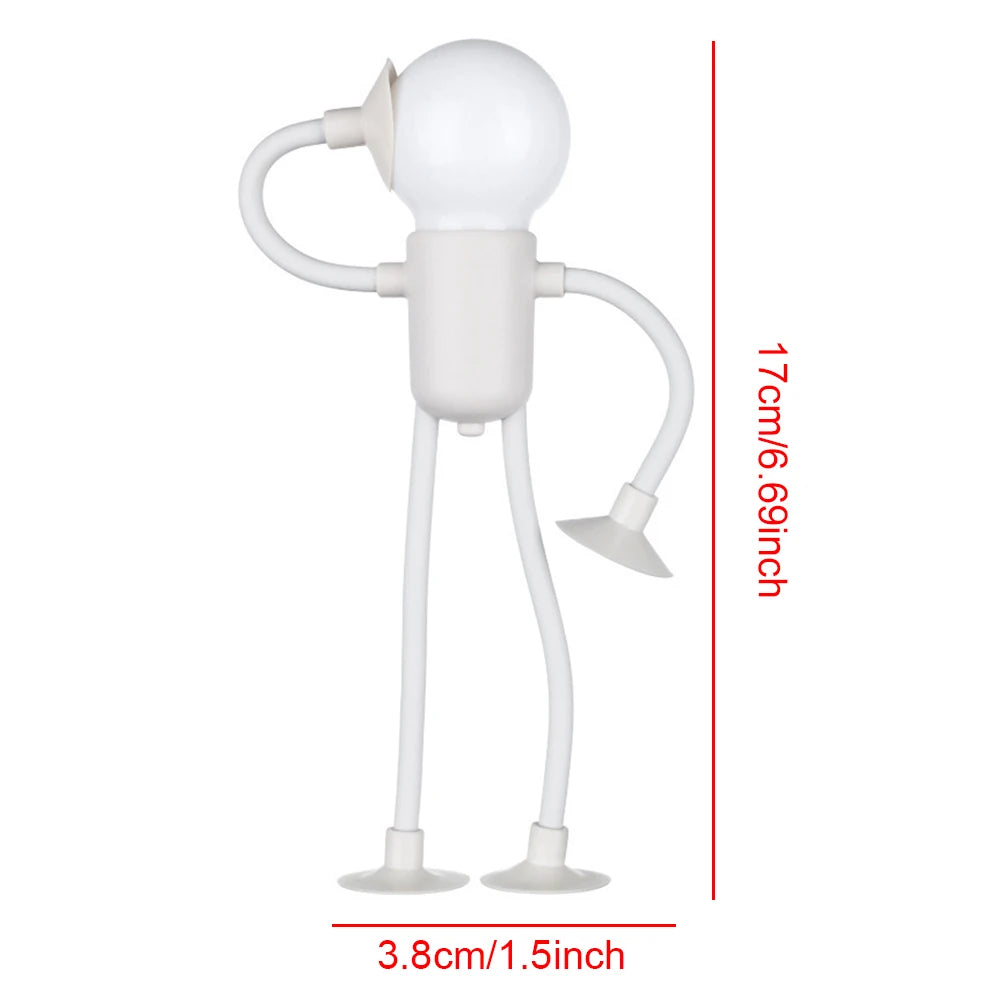 Cartoon Sportsman Night Light | Bendable Suction Cup Desk Lamp additional angle