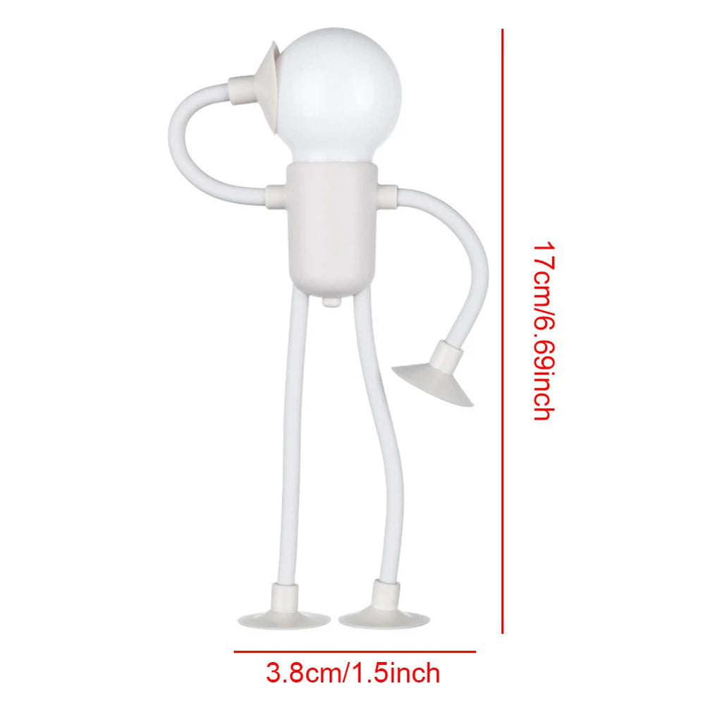 Cartoon Sportsman Night Light | Bendable Suction Cup Desk Lamp additional angle