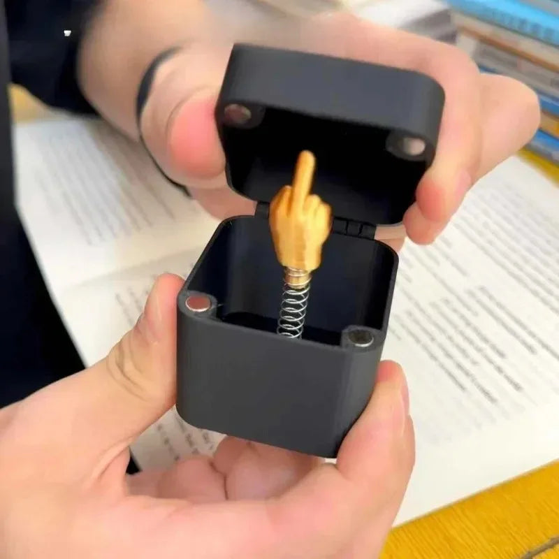 The Pop-up Middle Finger Gift Box for Creative Desk Pranks | Novelty Home Decor alternate view