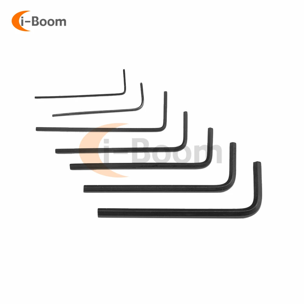 7-Piece Mini Hex Key Allen Wrench Set | 0.7-3mm Alloy Steel Screwdriver Kit detail view