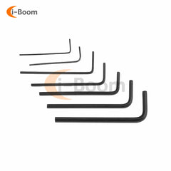 7-Piece Mini Hex Key Allen Wrench Set | 0.7-3mm Alloy Steel Screwdriver Kit detail view