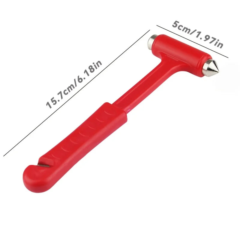 1pcs Steel Car Emergency Hammer with Belt Cutter for Safety and Security, Emergency Use detail view