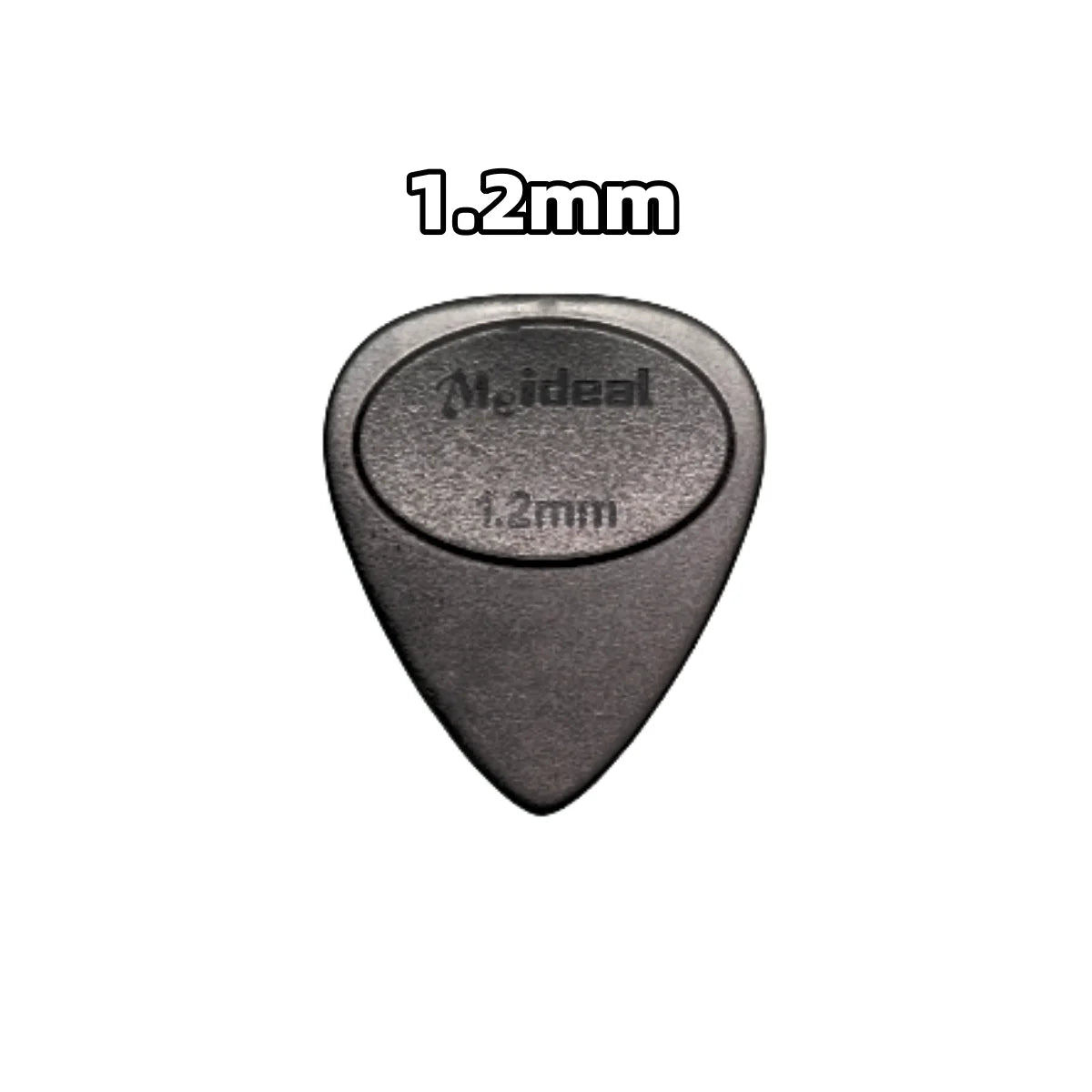 Meideal Guitar Pick Anti-slip Matte - Durable ABS Plectrum 0.46 to 1.5mm Thickness / f close-up view