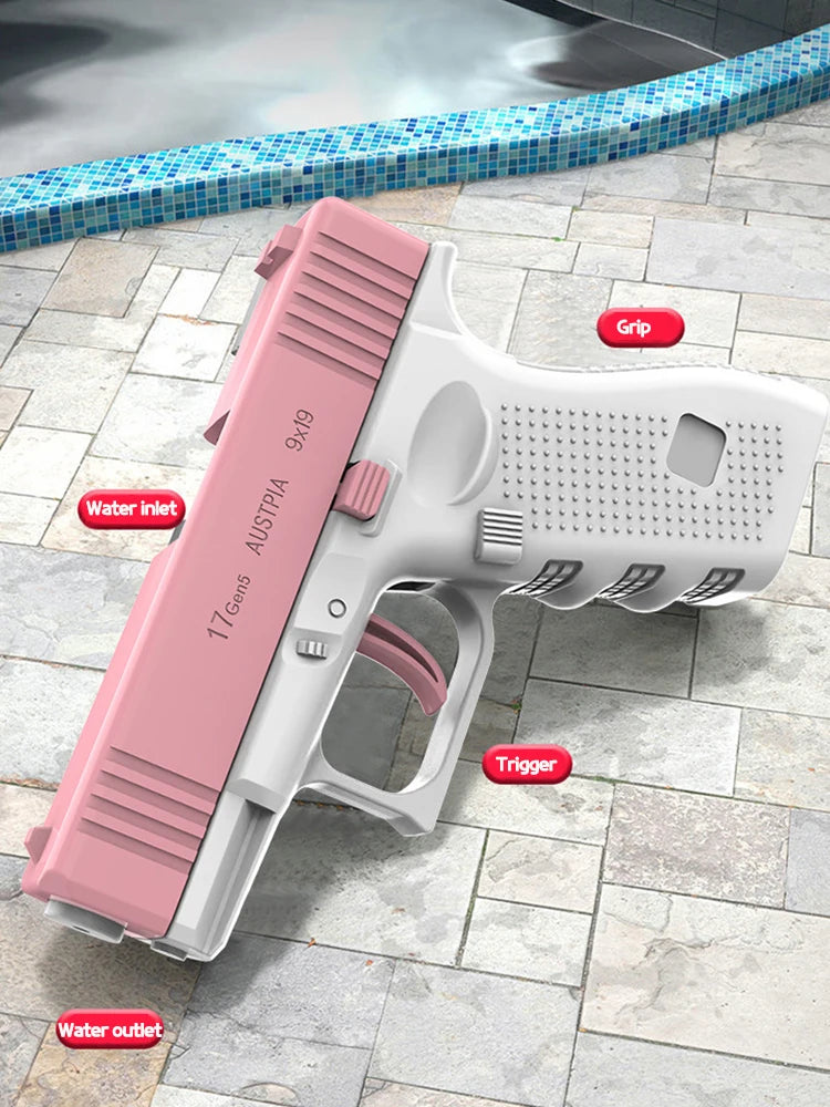 New Summer Water Gun Toys Bursts Pistol High-pressure Strong Charging Water Automatic Water Spray Children Toy Adult