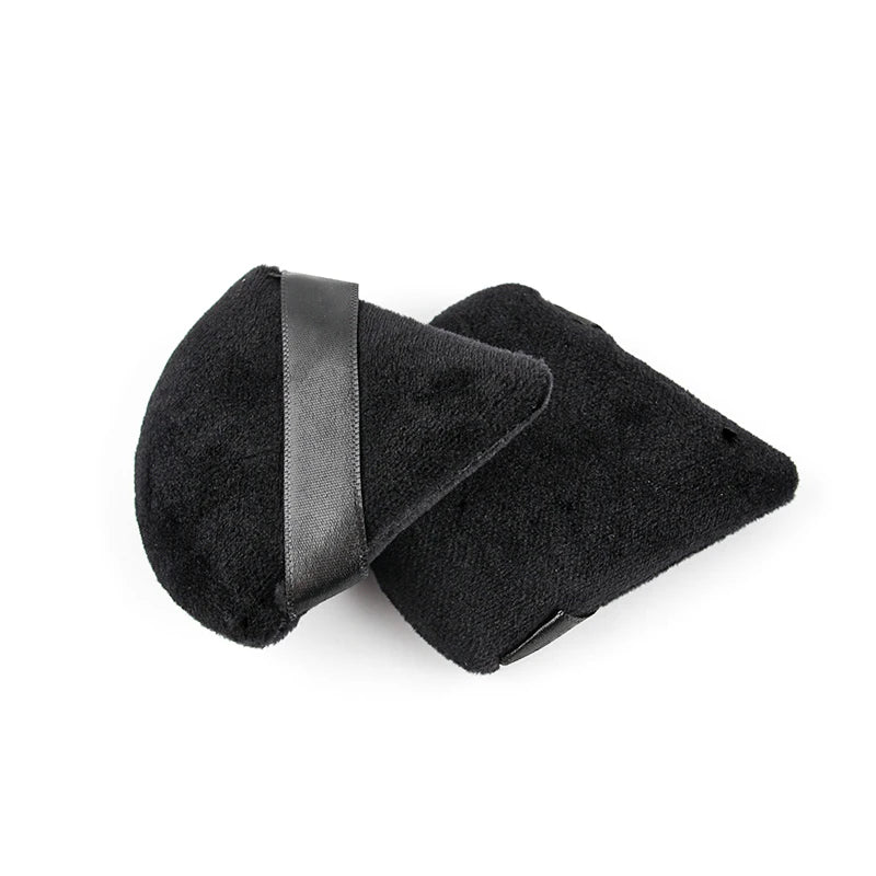 Reusable Triangle Velvet Powder Puffs | Soft Face Makeup Sponges lifestyle view