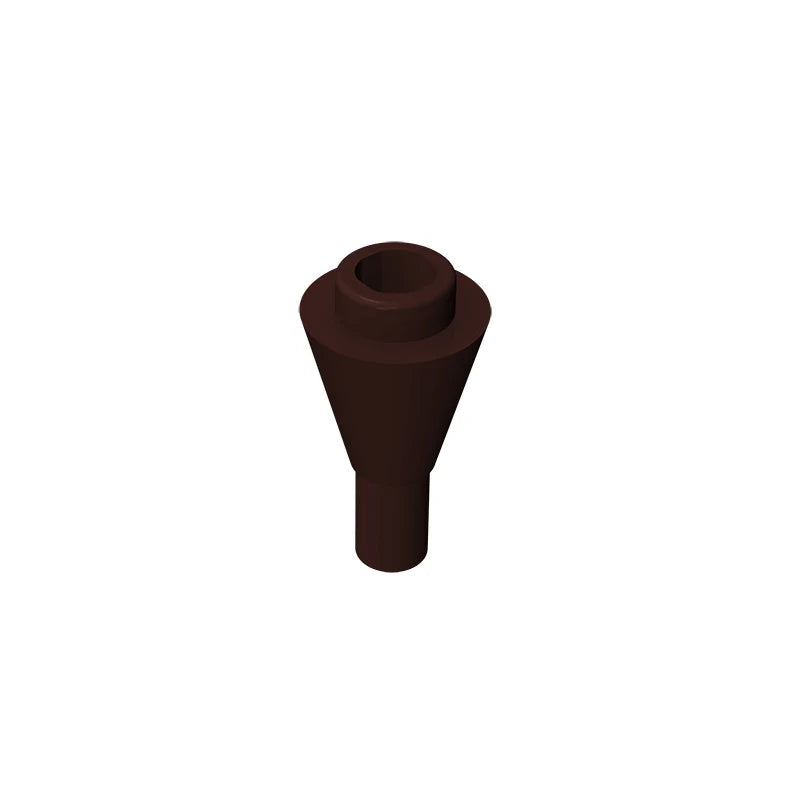 Gobricks GDS-1138 Cone 1 x 1 Inverted with Bar | Building Block for DIY Creations alternate view