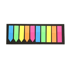 200 Sheets Fluorescent Self Adhesive Memo Pads | Colorful Sticky Notes for Study and O close-up view