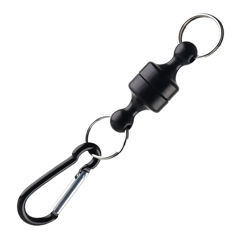 Fishing Magnetic Buckle With Keychain Carabiner Anti-falling Outdoor Fishing Clip Fishing Gear Tackl