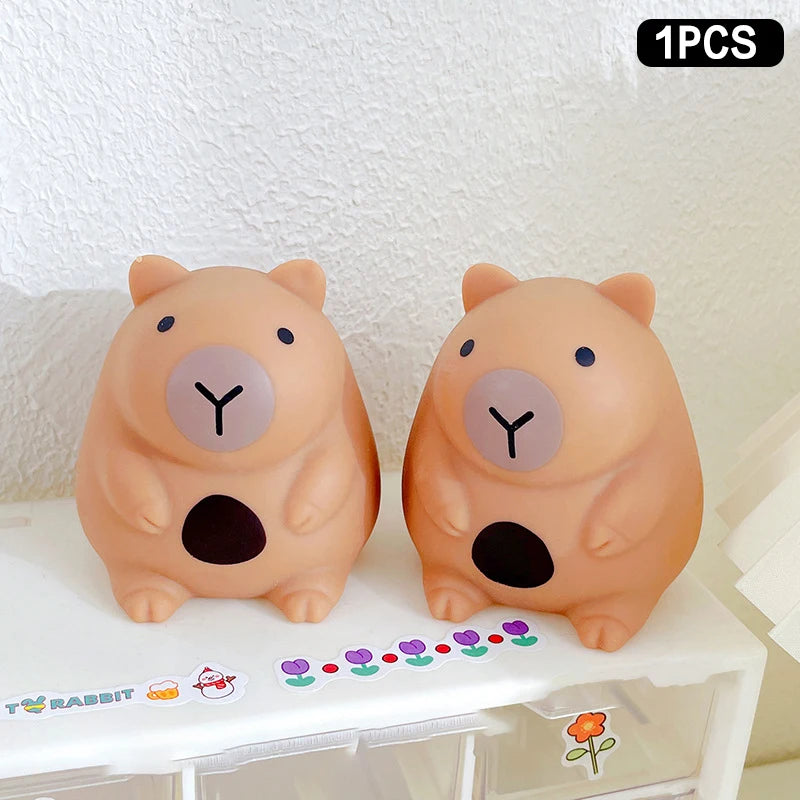 Capybara Mochi Squishy Toy | Slow Rebound Stress Relief Pinching Toy alternate view
