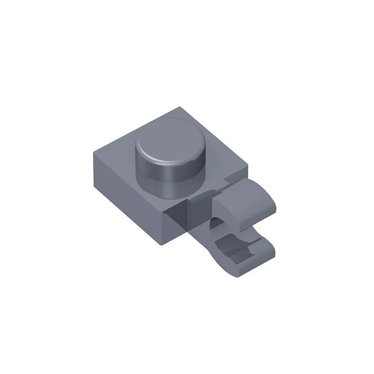 PLATE 1X1 W/HOLDER VERTICAL Building Block | Compatible with Lego 6019 61252 additional angle