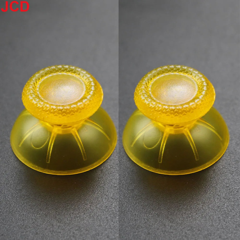 JCD 2pcs 3D Analog Joystick Stick For PS5 Controller Analogue Thumbsticks Caps Mushroo close-up view