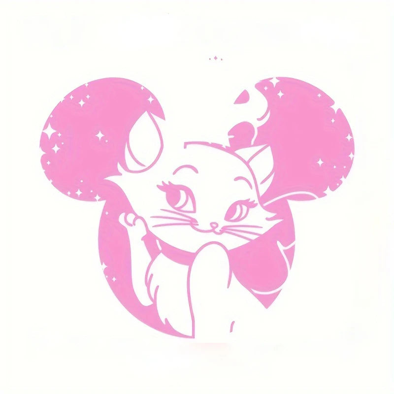 Aristocats Marie Cat Vinyl Stickers | Car Window Bumper Laptop Decals detail view