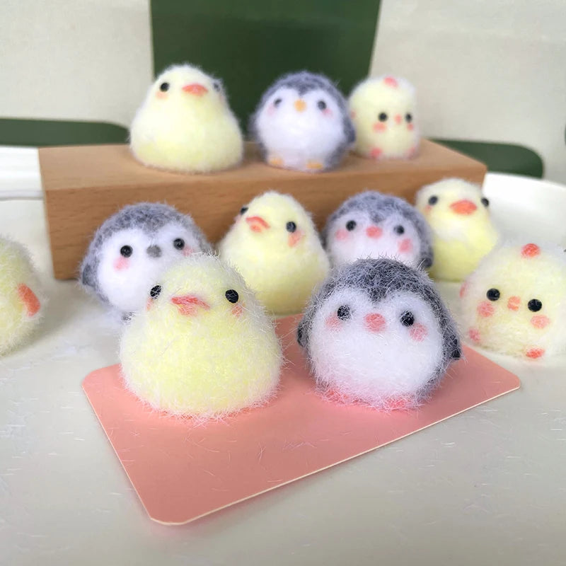 Kawaii Sticky Mini Chick Pig Dog Stress Relief Toy Cute Animal Relief Squeeze Silicone Pinch Toy Key
