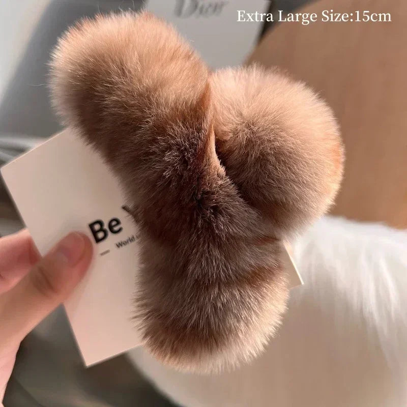 Hair Furry Claw Accessories for Women Clip Pinzas Para El Pelo Korean Fashion Headband Clips Pin Pinzas Pelo Hairclip Haarklem
