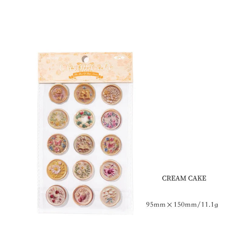 Wax Seal Stickers 3D Self Adhesive | Creative Stationery Decor alternate view