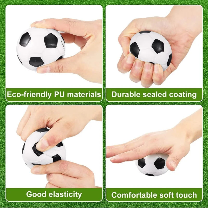 2Pcs Foam Sponge Decompression Vent Stress Balls Soccer Anti Stress Relaxation Mini S lifestyle view
