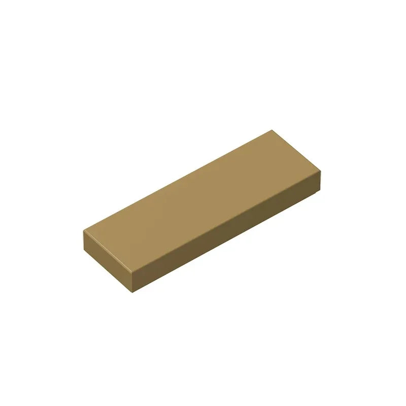 Gobricks GDS-562 Tile 1 x 3 Building Blocks | Compatible with Lego 63864 additional angle