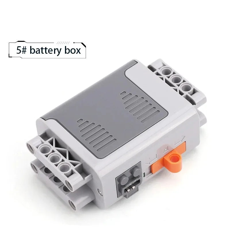Electric Motor Building Block Set with LED Light and Remote Control