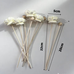 10PCS Artificial Flower Rattled Reed Fragrance Diffuser Sticks | Home Aroma Refills detail view