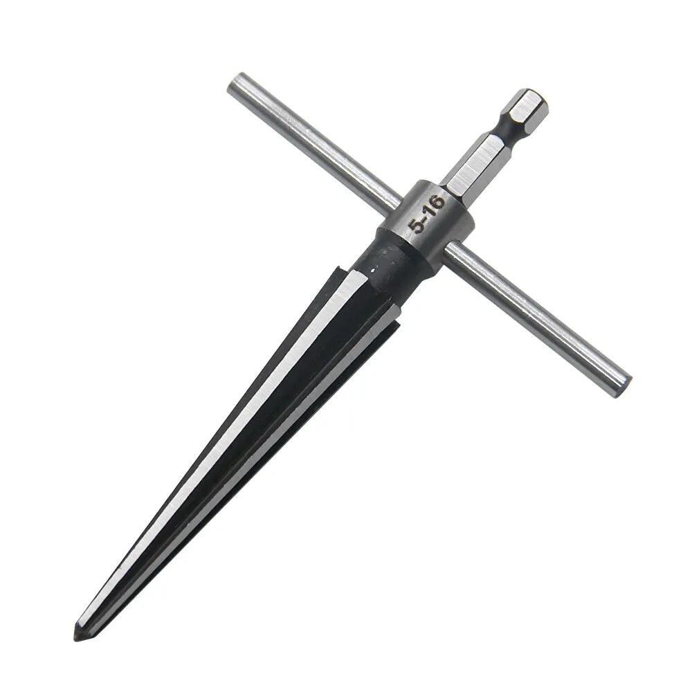 Woodwork Taper Reamer 3-13/5-16mm Wooden Board Electric Drill Hole Expanding Chamfer lifestyle view